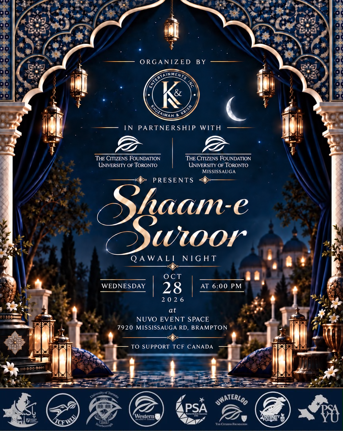 Poster for Shaam e Suroor Qawwali